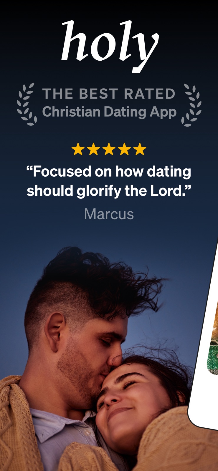 Christian Dating: HOLY iphone screenshot 1