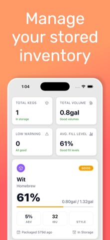 Keg Track screenshot