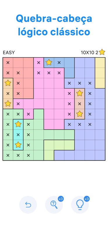 Star Battle: puzzle lógico screenshot 1