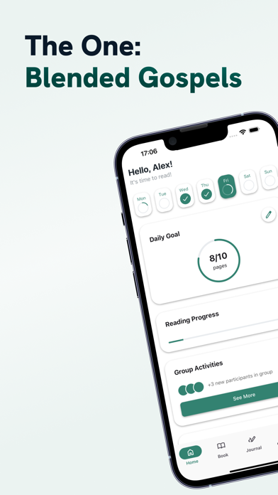 The One - Blended Gospels iPhone screenshot 1 - Book app
