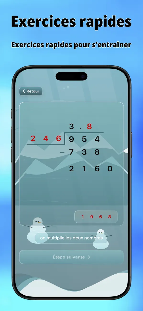 Screenshot #3 pour Apprendre la division