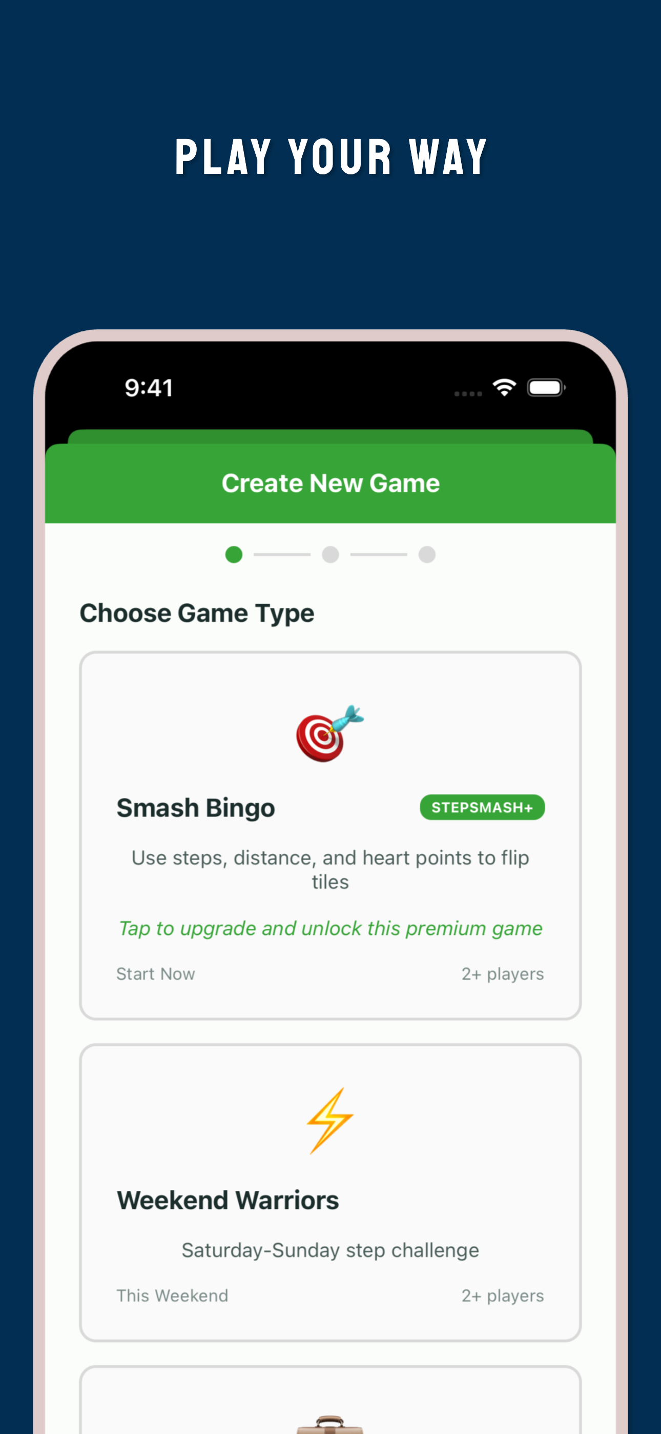 StepSmash: Group Fitness Games