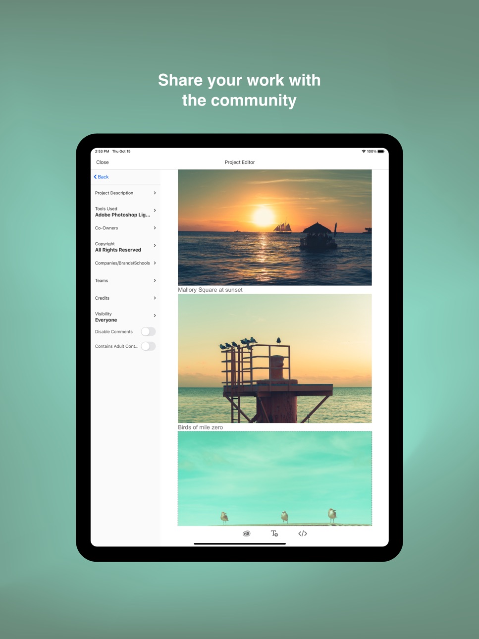 iPad screenshot