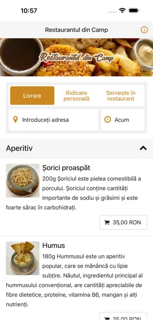 Restaurantul din Camp screenshot 1