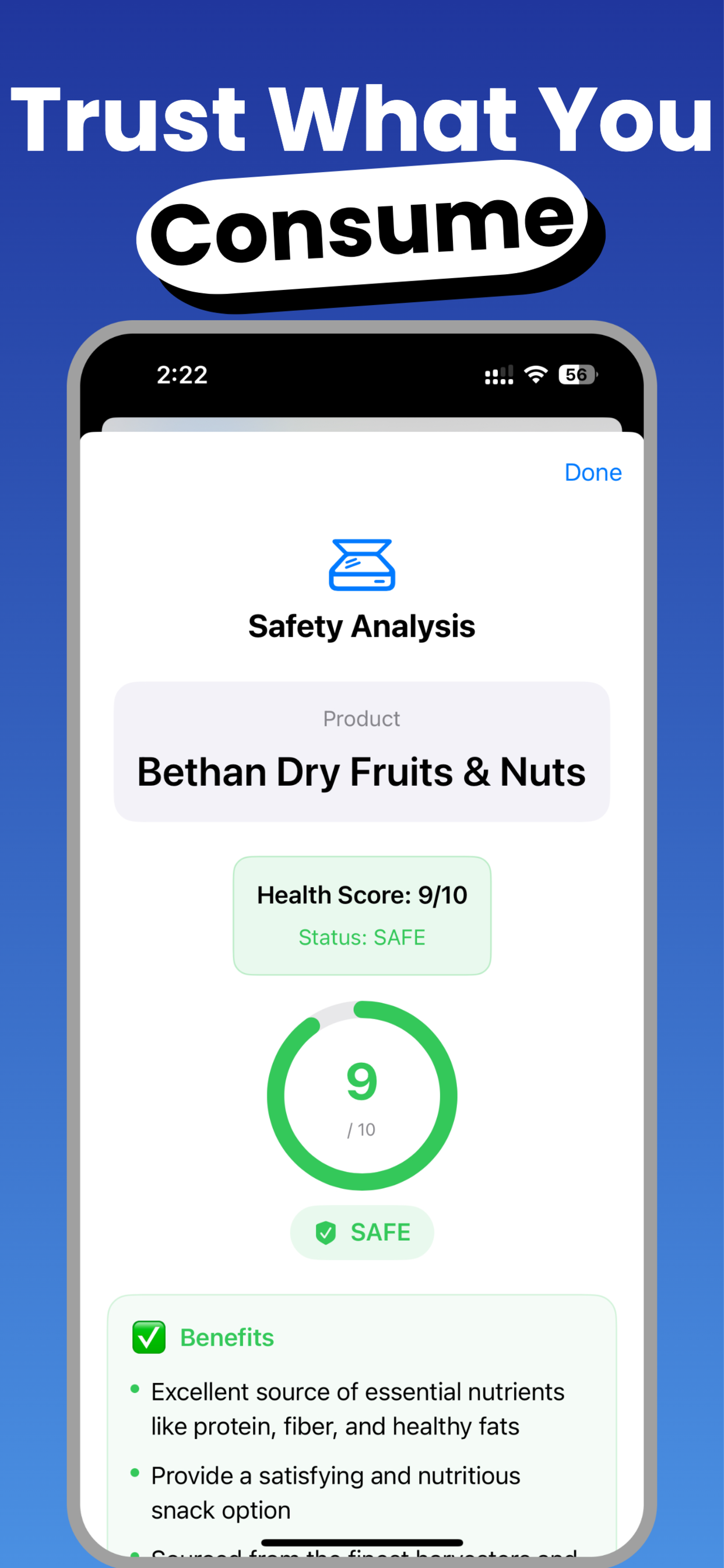 TrustScan: Safe Product Scan