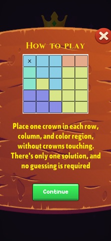 Queens Game - Logic Puzzle Screenshot 6 of 10