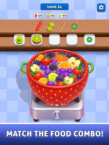 Hot Pot Food: Sorting Puzzle iPad screenshot