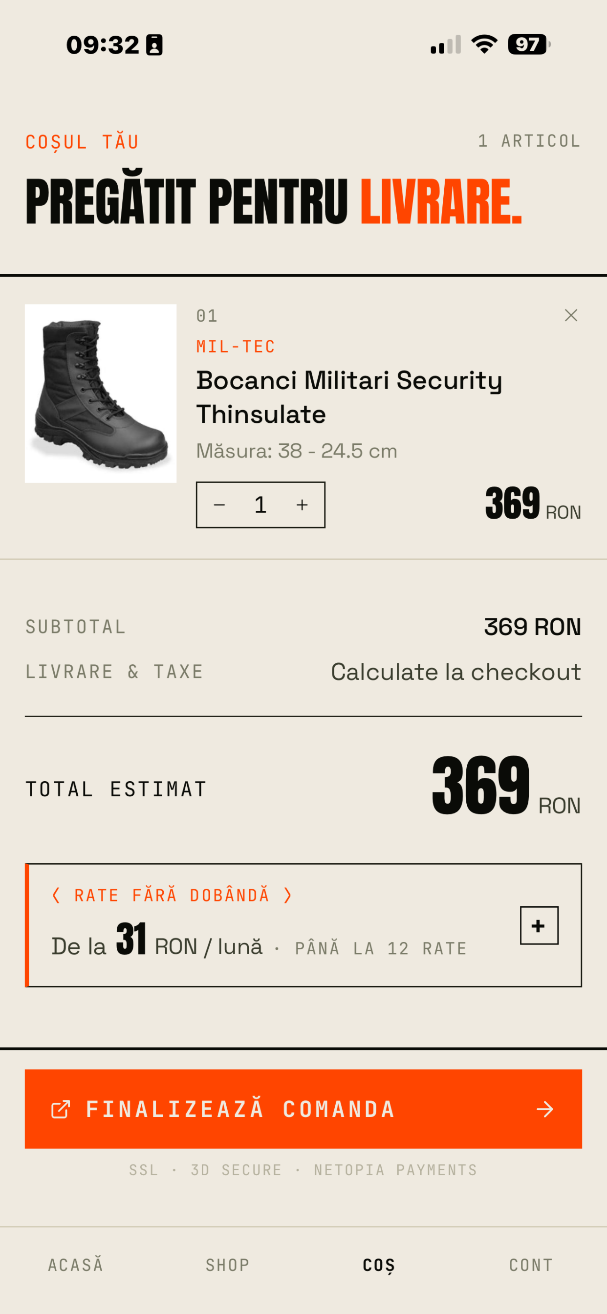 Military Shop