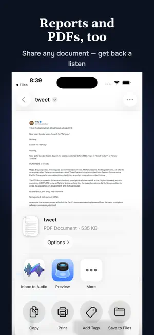 Inbox To Audio: Text To Speech screenshot 4