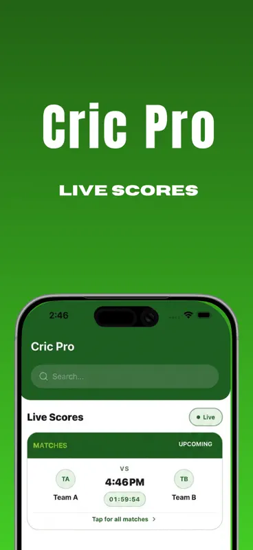 CricPro : Cricket Live Score screenshot 3 of 5