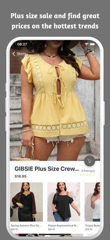 Cheap Clothing Plus Size Shop iPhone screenshot