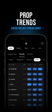 Toad Sports: Prop Pick Finder iPhone screenshot