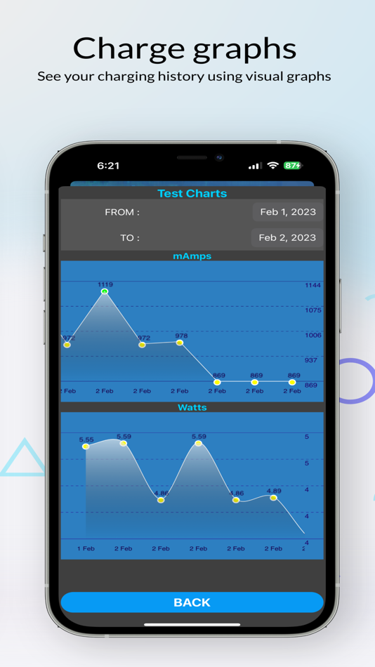 #7. Amperes Battery Charging Lite (iOS) 由: CrioSoft LLC