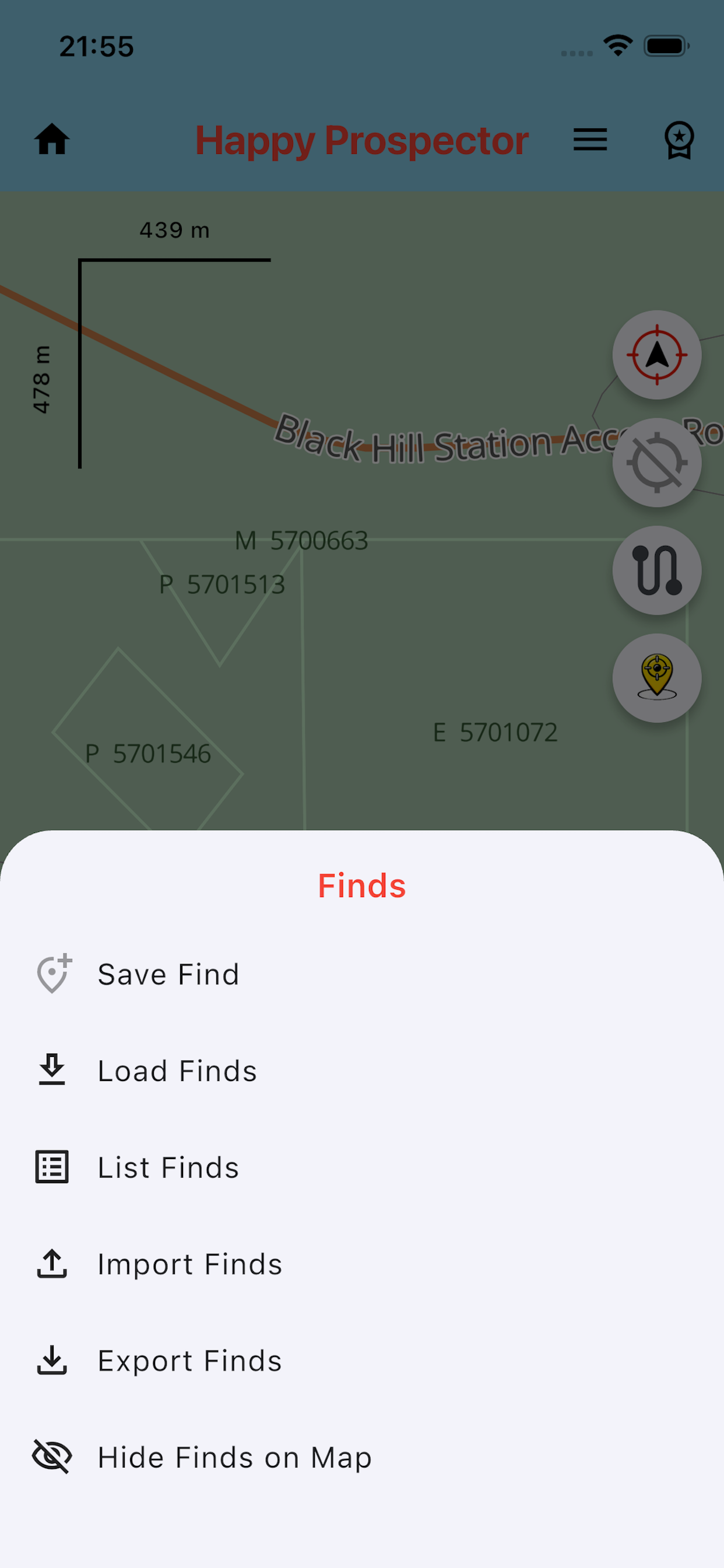 Happy Prospector: Offline Maps