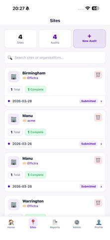 ESOS Audit App screenshot