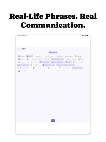 Vocabra: Learn Languages iPad screenshot