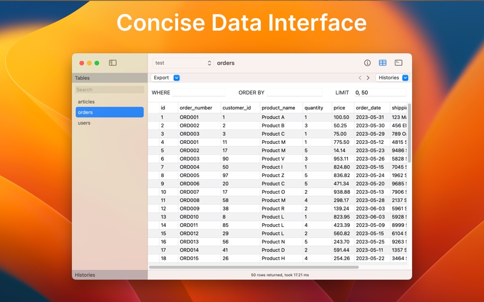 Sqlman - MySQL Database GUI - 1.0.4 - (macOS)