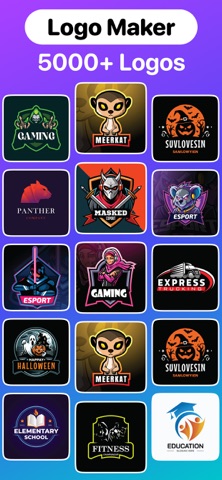 Logo Maker and AI Logo Creator iPhone screenshot