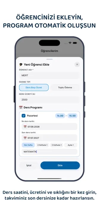 Luup: Özel Ders Takip Sistemi screenshot 2