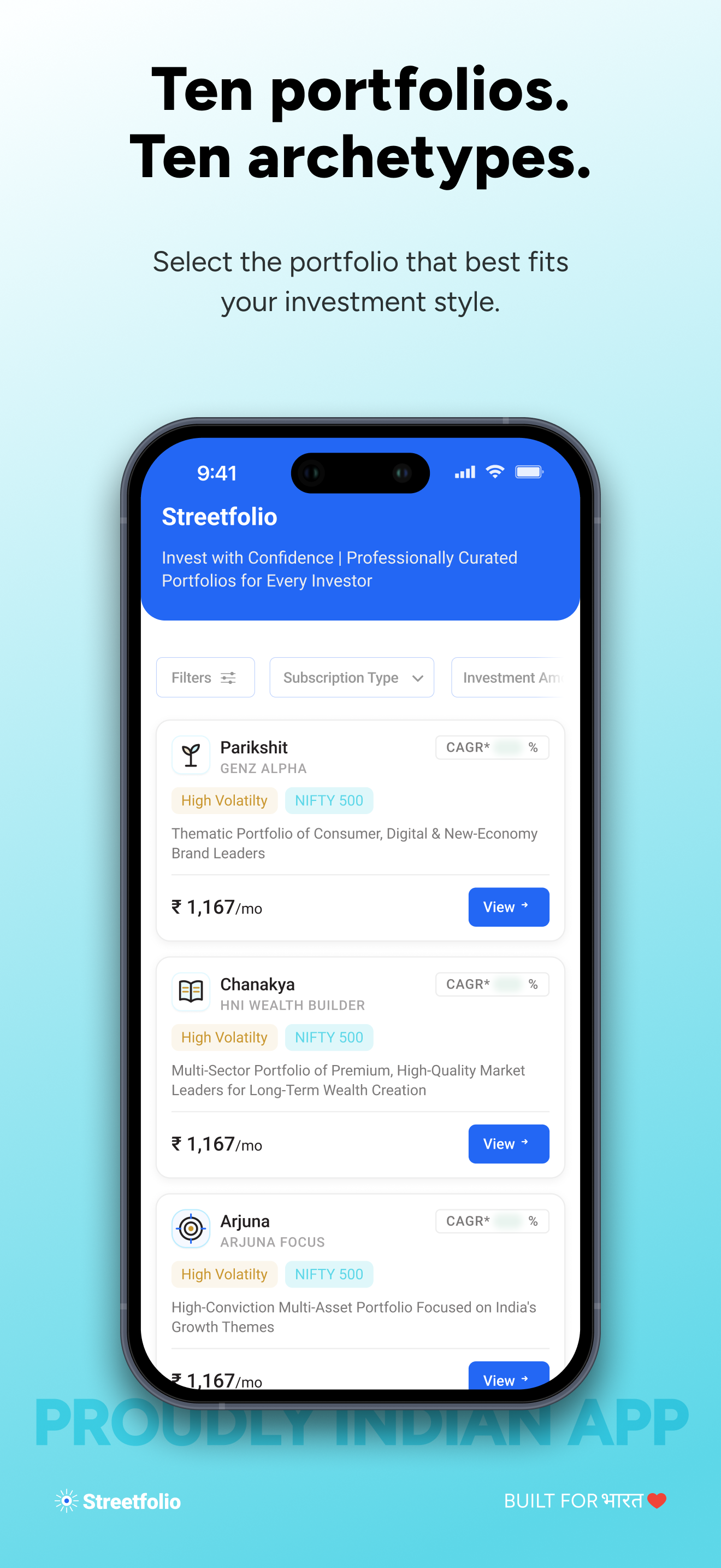 Streetfolio: Model Portfolios screenshot 5