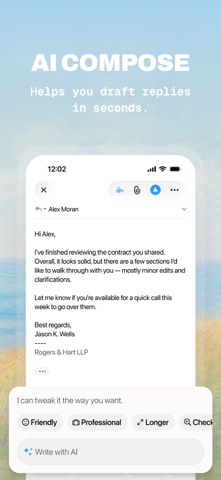 FiloMail - AI Email & Todo iPhone screenshot