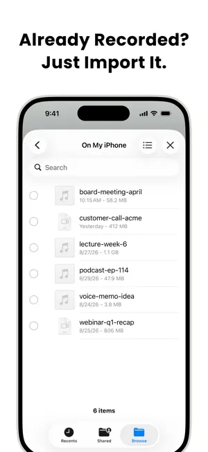 VOMO: Transcribe Audio to Text screenshot 4