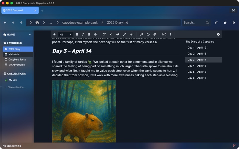 Capydocs screenshot
