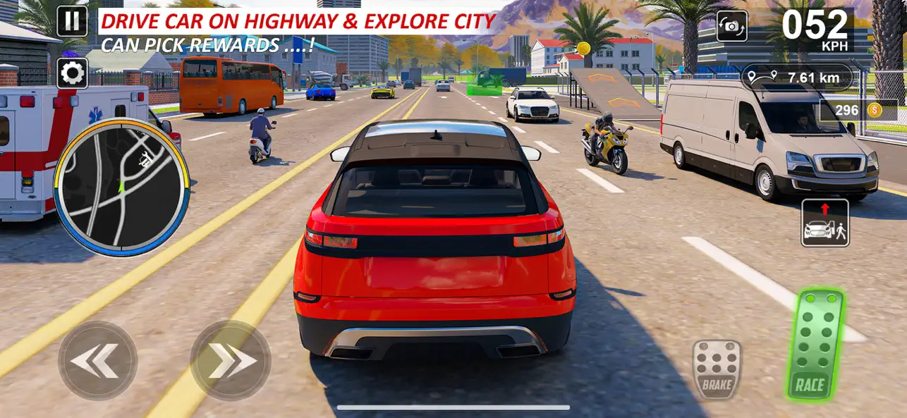 Screenshot #3 pour jeu de conduite voiture réelle