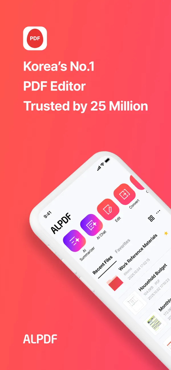 #1. ALPDF:Edit, View & Convert PDF (iOS) От: ESTsoft corp.
