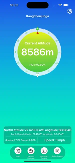 GPS Real-time Altitude Meter screenshot 4