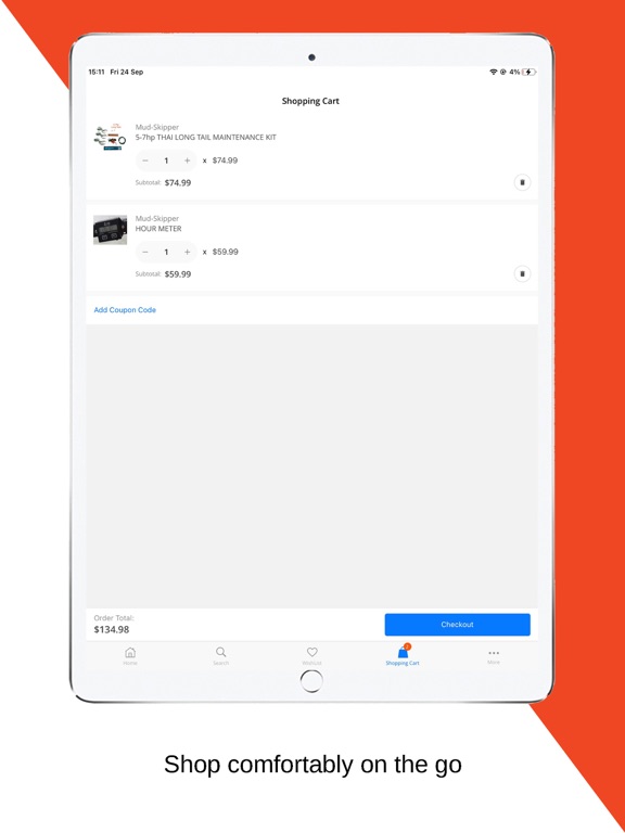 Mud-Skipper iPad screenshot 5 - Shopping app