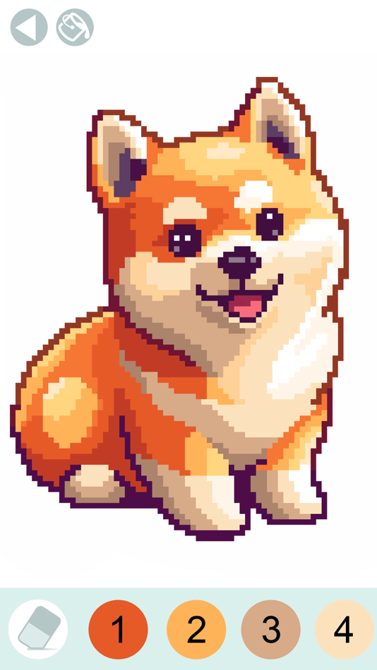 #1. Color by number: Pixel drawing (iOS) 由: Concolor - Educational learning games for kids & toddlers