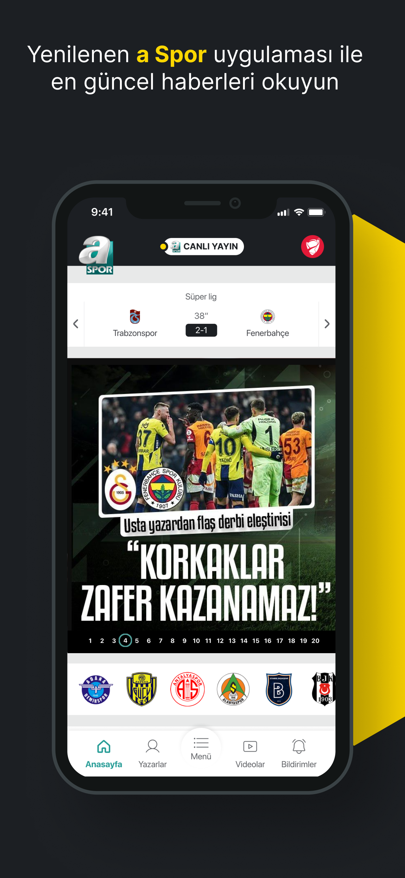 ASPOR - Canlı Yayın, Haberler