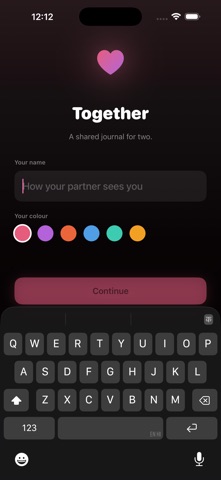 Together : Shared Journal Screenshot 2 of 7