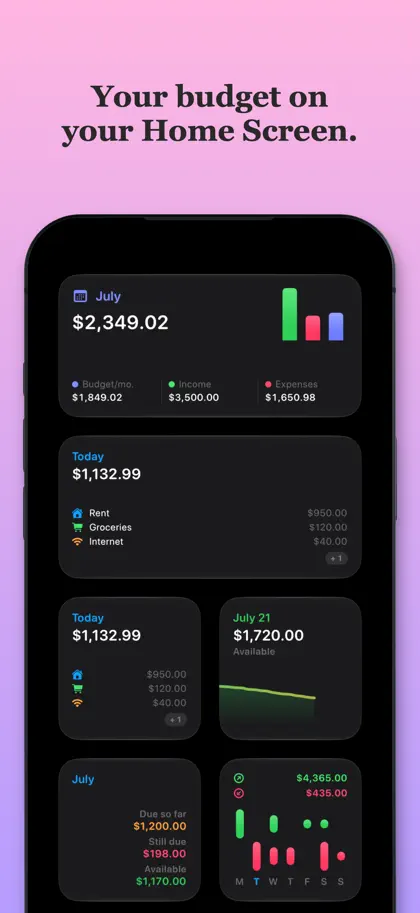 Captura 5 de 5 de Monthly: Budget Planner