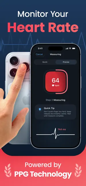 Heartica: Heart Rate Monitor screenshot 1