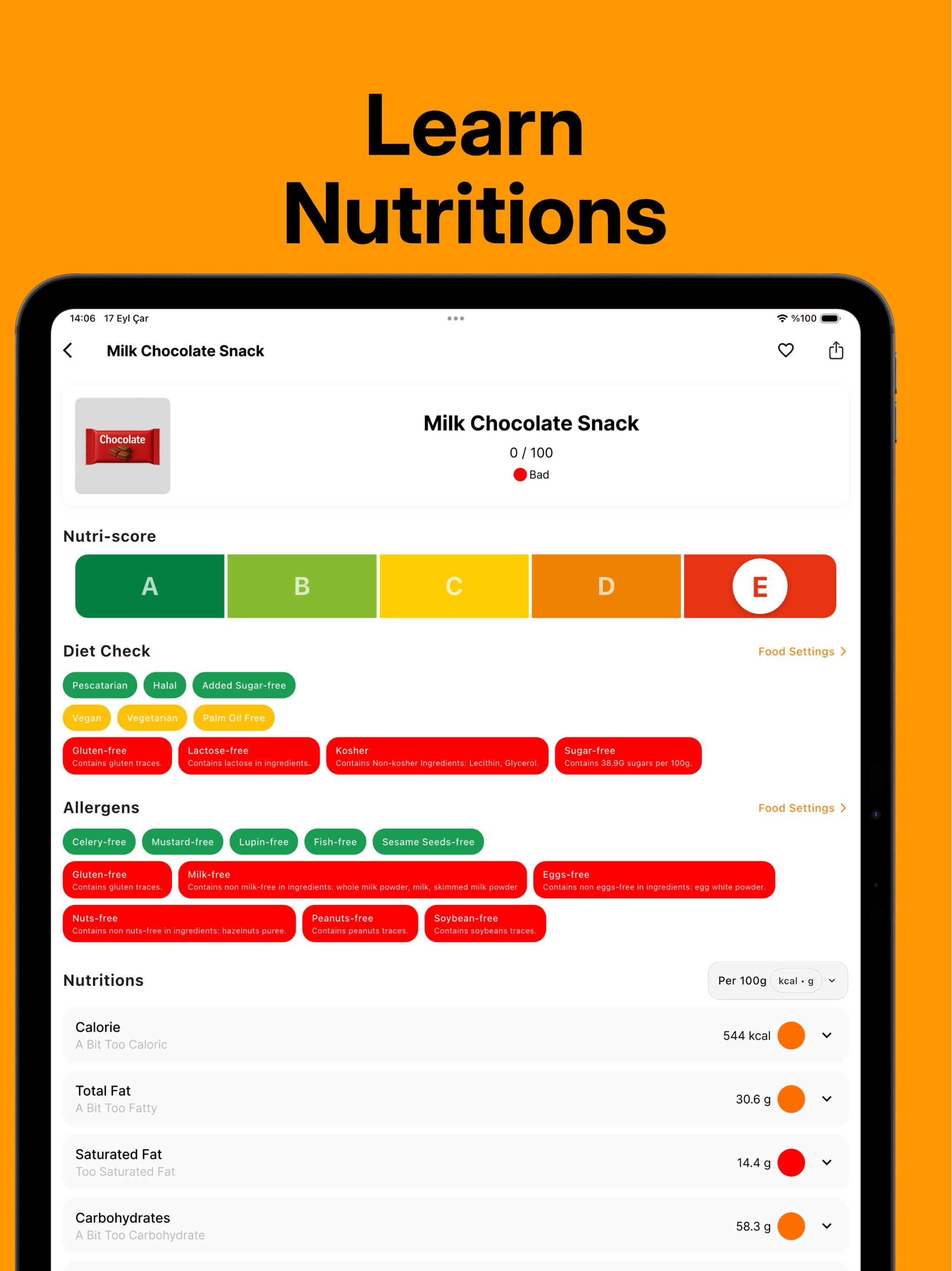 Bite : Food & Cosmetic Scanner screenshot 11