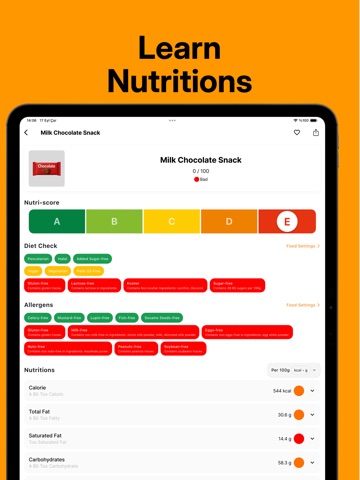 Bite : Food & Cosmetic Scanner iPad screenshot 6