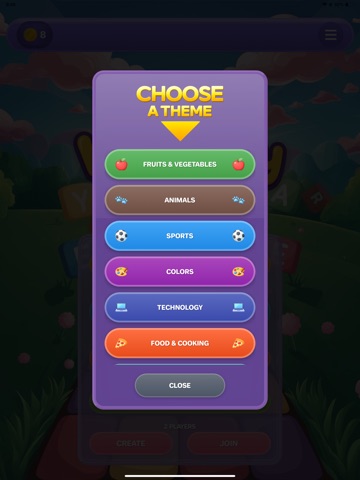 Wordally iPad screenshot