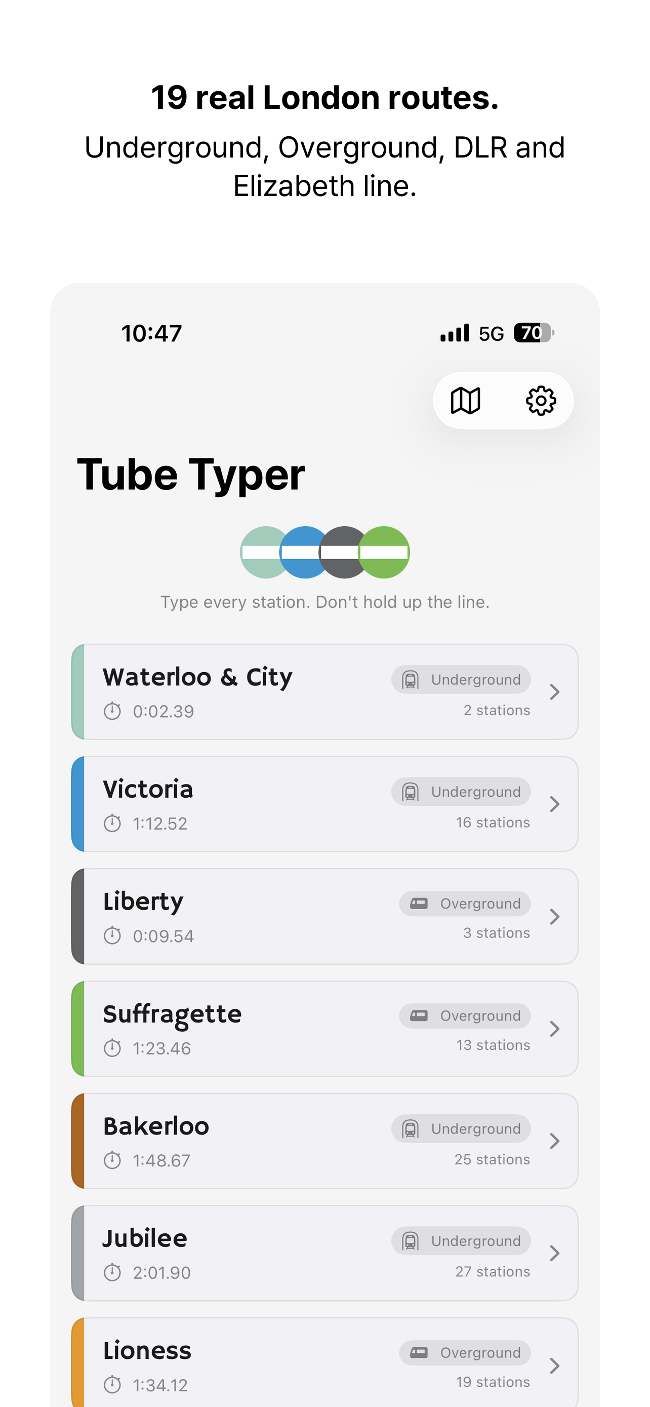 Tube Typer screenshot 2