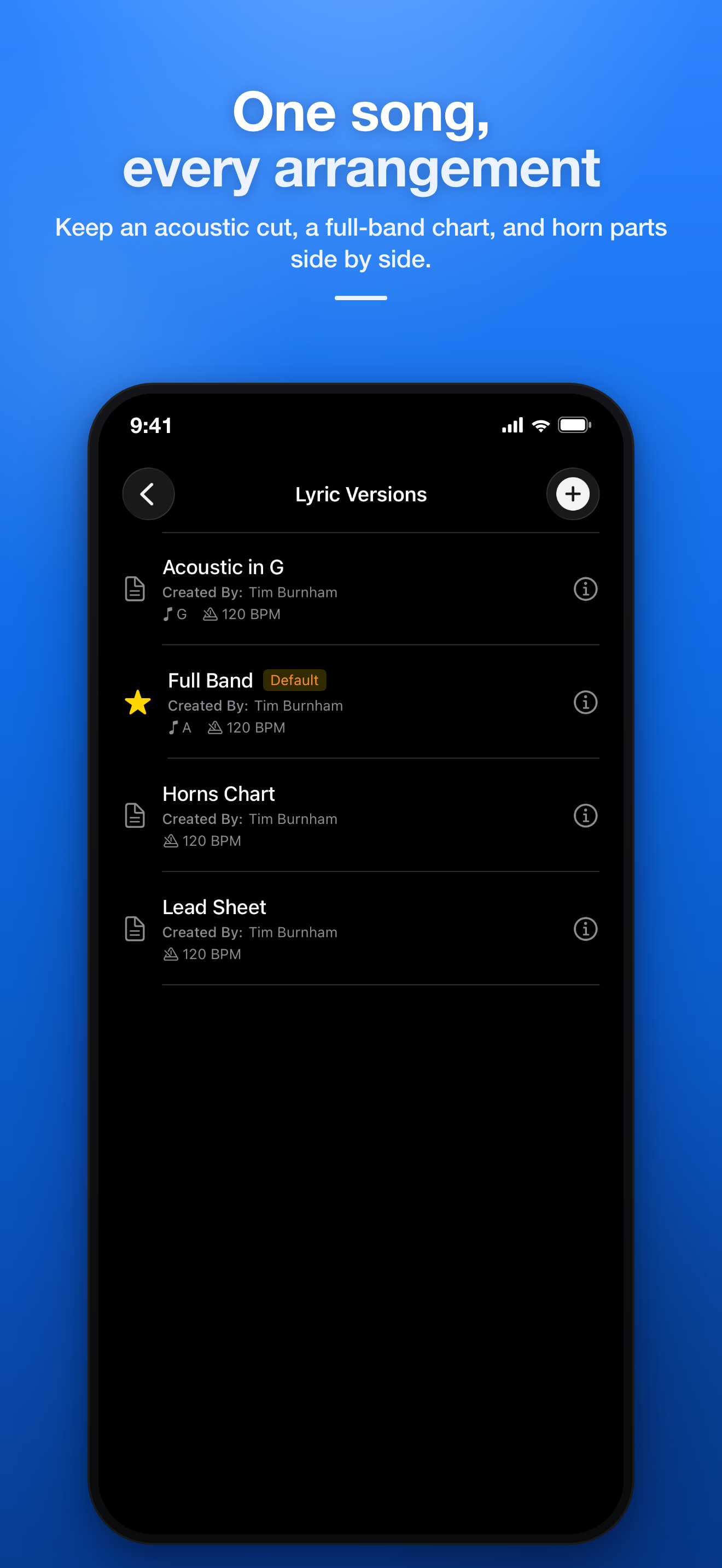 Band Central for Musicians screenshot 9