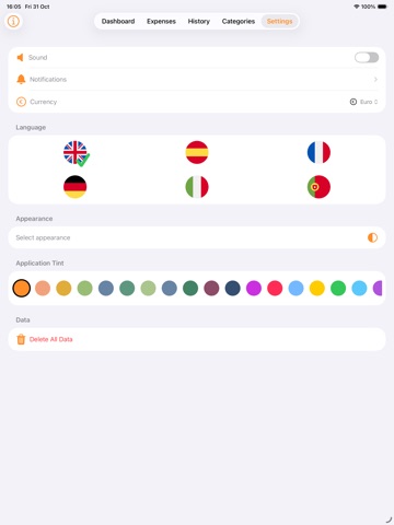 Simple-Budget! iPad screenshot
