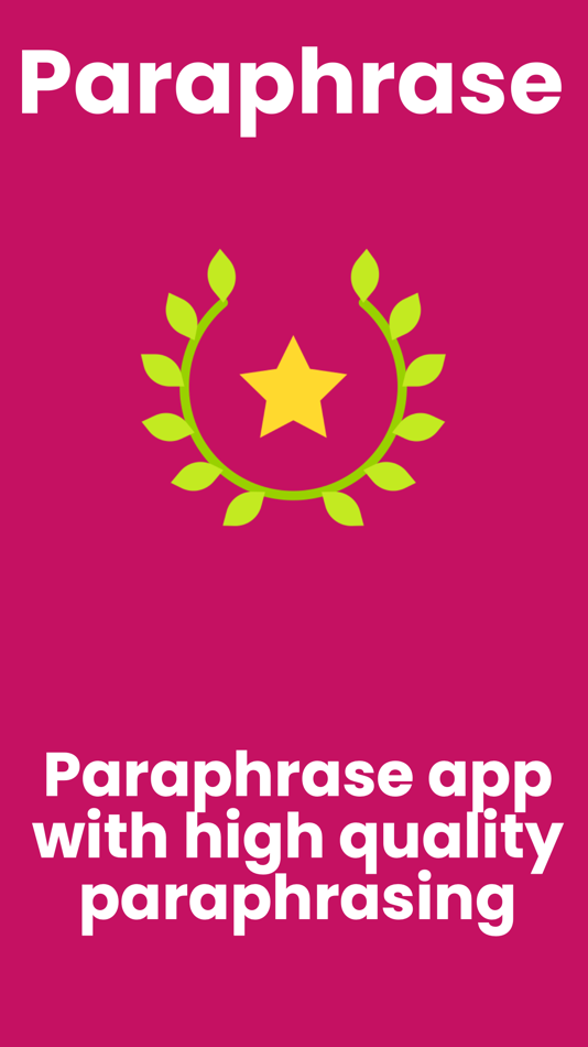 #1. Paraphrase Ai Rewrite (iOS) 由: Sick App Developers GmbH