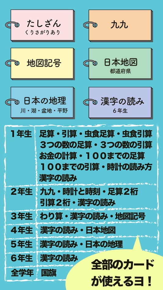 #3. 小学生 宿題カード (iOS) 由: SHINA NAKAMURA