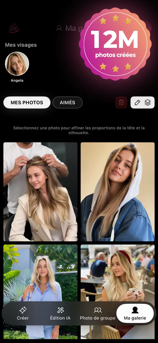 Screenshot #2 pour Artisse - Photos IA réalistes