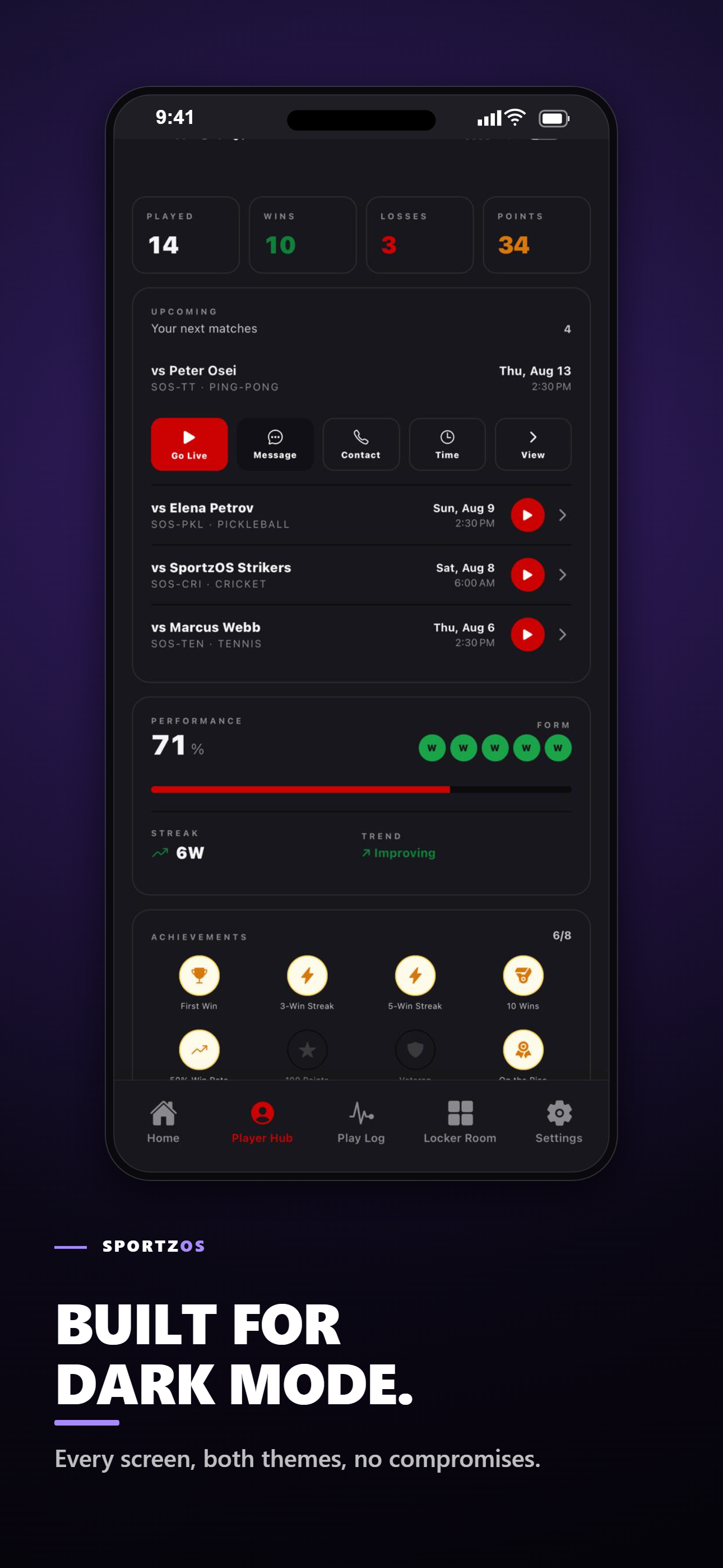 SportzOS: Leagues & Scores screenshot 9