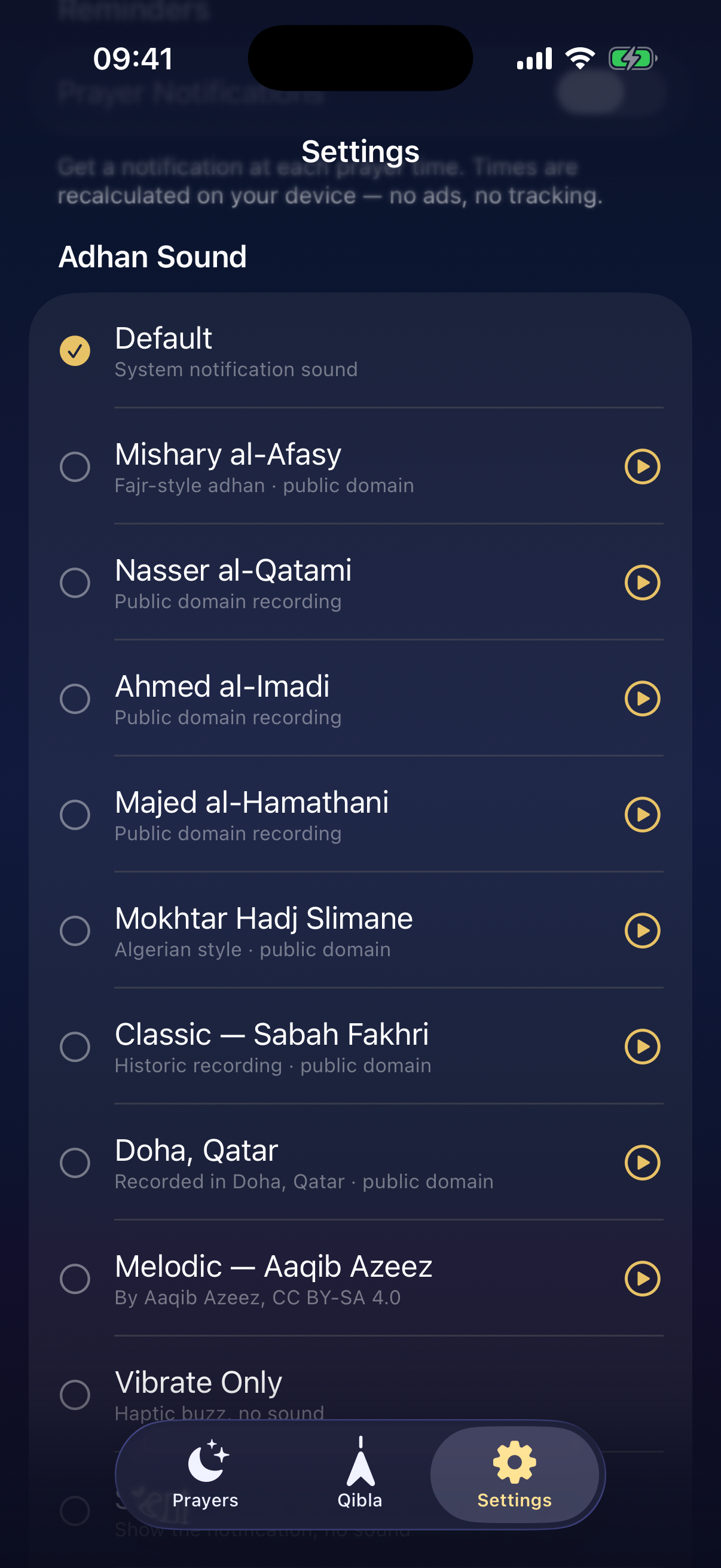 Qibla and Salah: Prayer Times screenshot 3