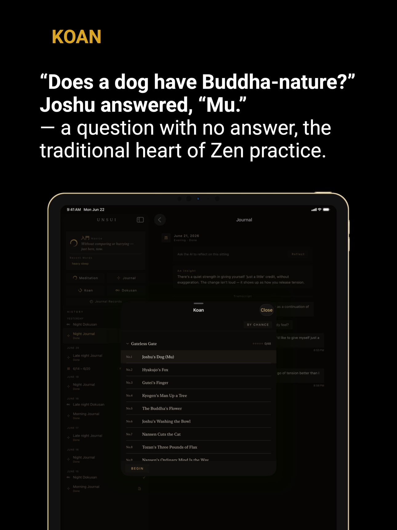 Screenshot 11 of Unsui Zen Meditation Journal