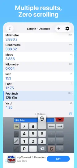 Capture d'écran de MyConvert Lite sur iPhone 1