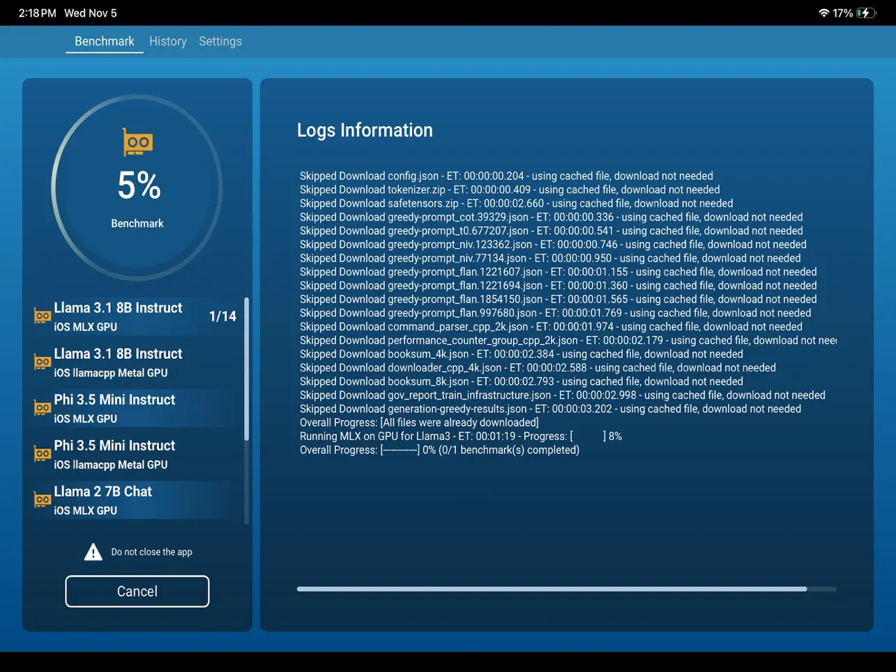 #4. MLPerf Client (iOS) بواسطة: MLCommons Association